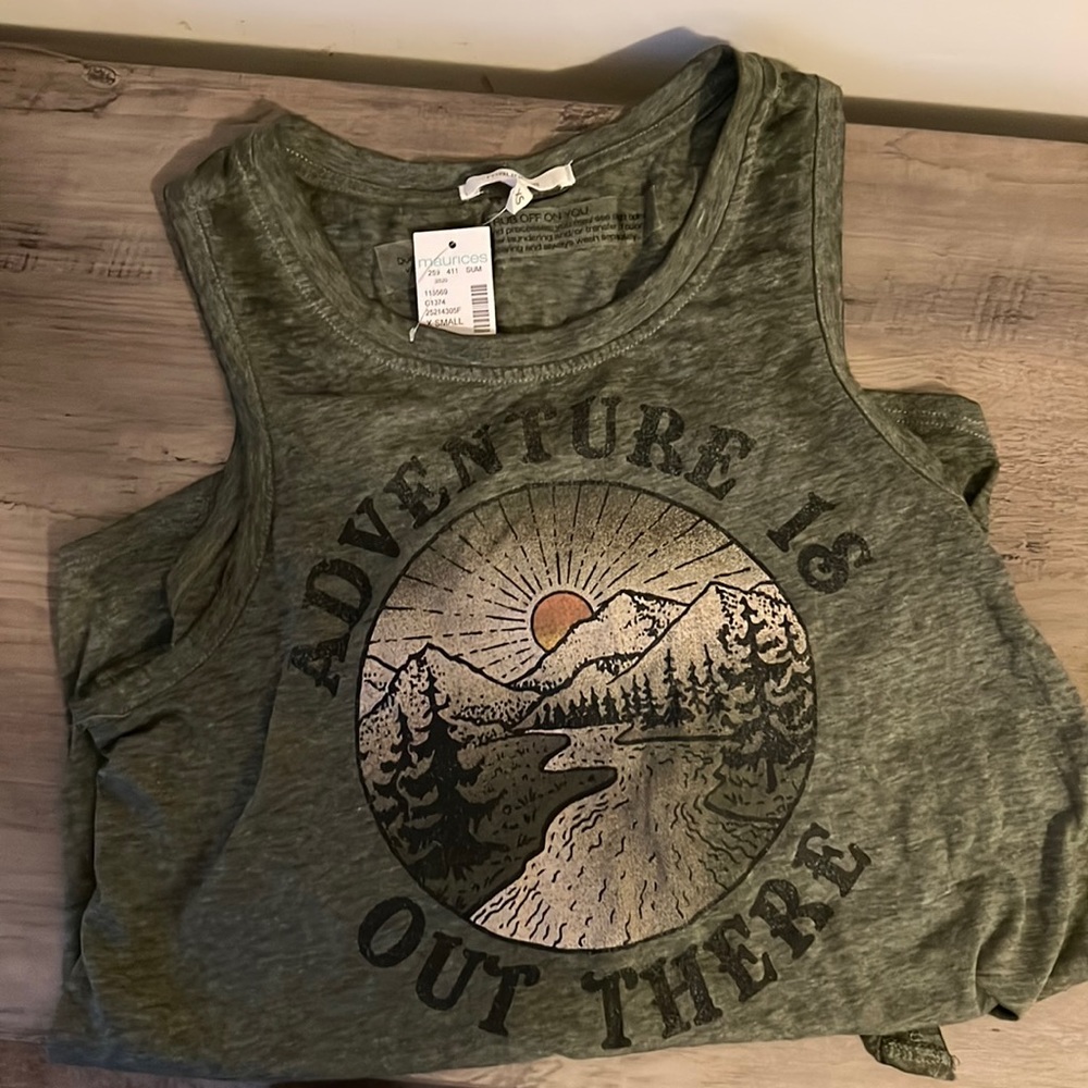 Adventures are out there!! Tank top